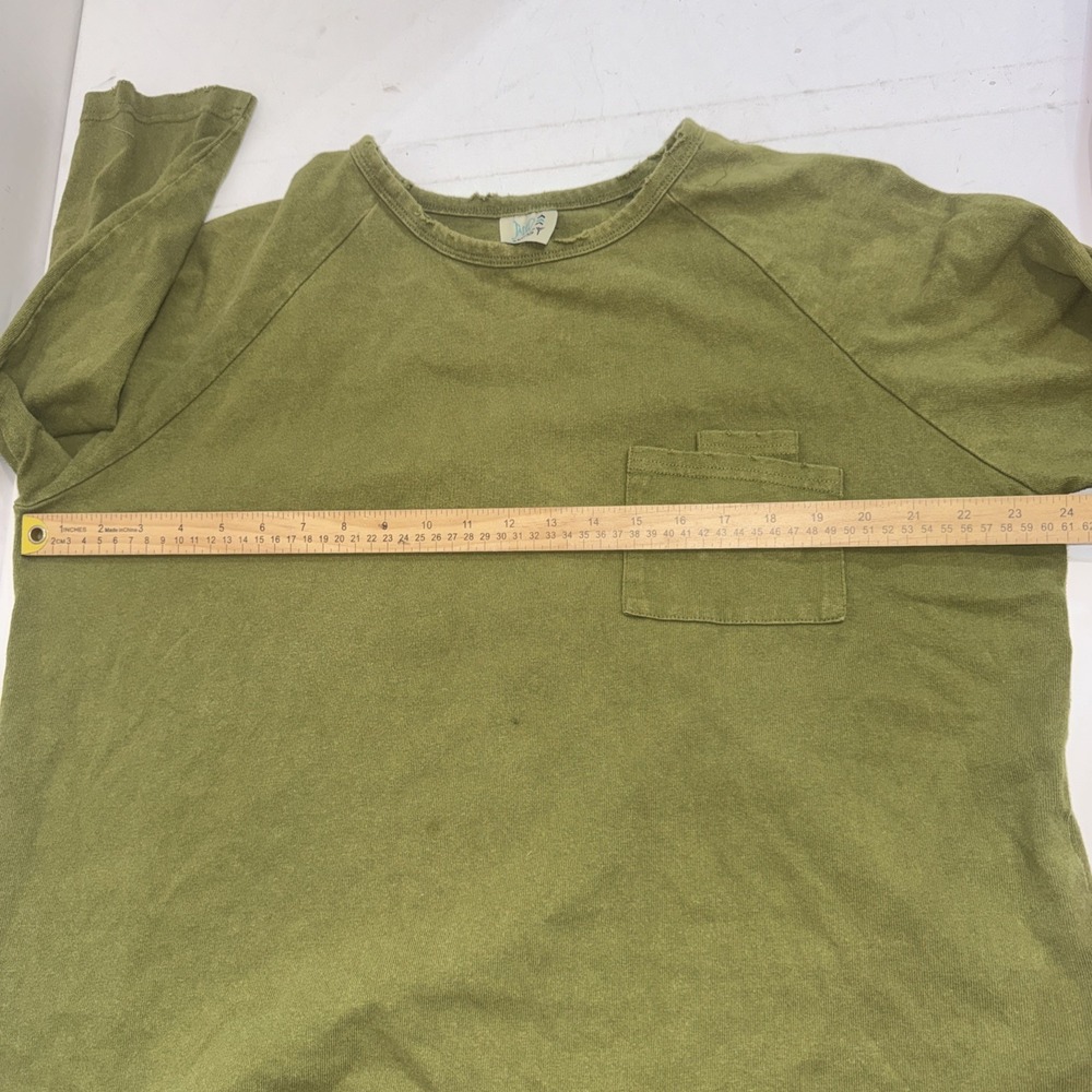 Jaded Gypsy Boho Festival Hippie Grunge Green Oversized Pocket Sweatshirt L/XL - Picture 8 of 15